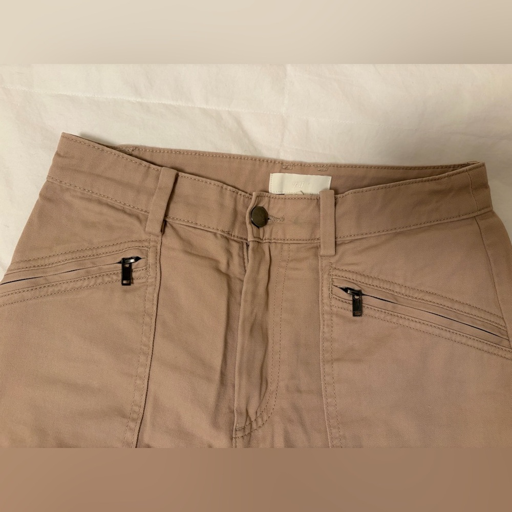 H&M Light Brown Tan Cargo Pants - Picture 4 of 7